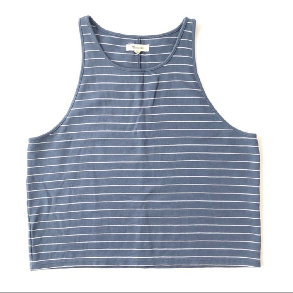 MADEWELL CROP TANK STRIPED
